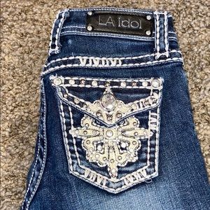 LA Idol Girls Bootcut Jeans